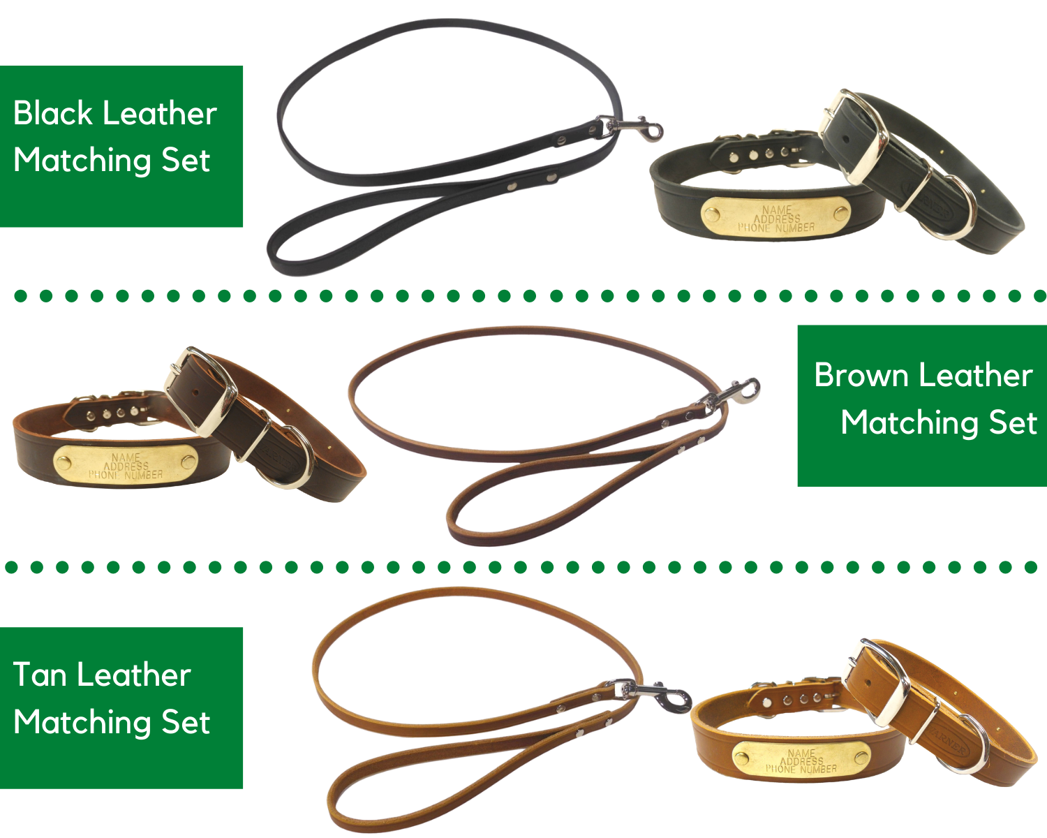 The Perfect Matching Dog Collar and Leash for Your Pet Warner Pet Products