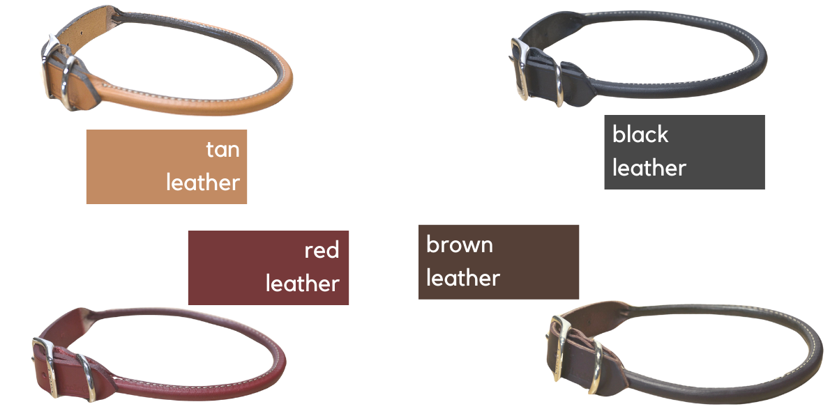 are rolled leather collars good for dogs